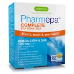 Pharmepa COMPLETE (Omega 3-6-9) 1000mg Omega-3 EPA & DHA, Omega-6 GLA & LA, Omega-9 Oleic acid plus Vitamin-E 1-Month Supply, 60 Softgels