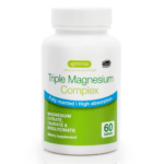 Triple Magnesium Complex, fully reacted and chelated magnesium citrate, bisglycinate & taurate, Vegan-60 tablets