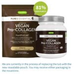 Vegan Pro-Collagen Protein Powder, Enhanced with Glycine, Proline & Hydroxyproline & Vitamin C