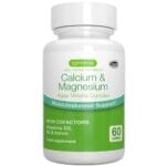 Calcium & Magnesium, High Absorption Algae Mineral Complex, Vitamin D3, K2 & Boron, Vegan, 60 Tablets﻿
