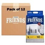 Friends Underpads PREMIUM-Large Size 60 x 90 cm (12 Packs, 120 Mats)-10 Mats per Pack