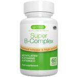 Methylated Super B-Complex, Vitamin B Complex with Vitamin C & Methylfolate, Sustained Release, 60 Tablets﻿