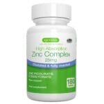 High Absorption Zinc Complex 25mg with Copper, Chelated Zinc Picolinate & Bisglycinate